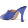 imageWomen Pointed Toe Spool High Heel Mules Pumps Backless Slide Sandals Party Dress Shoes Size 415 USBluepu
