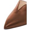 imageWomen Pointed Toe Spool High Heel Mules Pumps Backless Slide Sandals Party Dress Shoes Size 415 USBrown