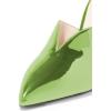 imageWomen Pointed Toe Spool High Heel Mules Pumps Backless Slide Sandals Party Dress Shoes Size 415 USGreen