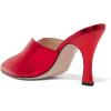 imageWomen Pointed Toe Spool High Heel Mules Pumps Backless Slide Sandals Party Dress Shoes Size 415 USRed