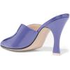 imageWomen Pointed Toe Spool High Heel Mules Pumps Backless Slide Sandals Party Dress Shoes Size 415 USSteel Blue