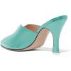 imageWomen Pointed Toe Spool High Heel Mules Pumps Backless Slide Sandals Party Dress Shoes Size 415 USTurquoise