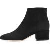 imageFSJ Women Comfortable Chunky Low Heeled Ankle Booties Round Toe Shoes with Side Zipper Size 415 USBlack Suede