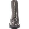 imageFSJ Women Comfy Stacked Low Heels Ankle Boots with Front Zipper Round Toe Handmade Shoes Size 415 USBlack 1