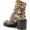 imageFSJ Women Comfy Stacked Low Heels Ankle Boots with Front Zipper Round Toe Handmade Shoes Size 415 USButterfly