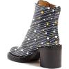 imageFSJ Women Comfy Stacked Low Heels Ankle Boots with Front Zipper Round Toe Handmade Shoes Size 415 USCandy