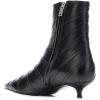 imageFSJ Women Retro Pointed Toe Ankle Booties Kitten Low Heels Office Boots Ladies Comfortable Shoe Size 415 USBlack
