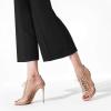 imageFSJ Sexy Lace Up Ankle Booties Mesh Peep Toe Stiletto High Heels Hollow Out Short Boots Cutout Pumps Caged Summer Ladies Party Prom Wedding Dress Shoes Size 415 USBeige