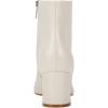 imageFSJ Women Dressy Pointed Toe Ankle Boots Chunky Block Heels Side Zipper Booties Formal Weddng Shoe Size US 415Beige