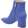 imageFSJ Women Dressy Pointed Toe Ankle Boots Chunky Block Heels Side Zipper Booties Formal Weddng Shoe Size US 415Blue