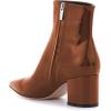 imageFSJ Women Dressy Pointed Toe Ankle Boots Chunky Block Heels Side Zipper Booties Formal Weddng Shoe Size US 415Brownpatent