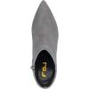 imageFSJ Women Dressy Pointed Toe Ankle Boots Chunky Block Heels Side Zipper Booties Formal Weddng Shoe Size US 415Grey