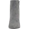 imageFSJ Women Dressy Pointed Toe Ankle Boots Chunky Block Heels Side Zipper Booties Formal Weddng Shoe Size US 415Grey