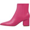 imageFSJ Women Dressy Pointed Toe Ankle Boots Chunky Block Heels Side Zipper Booties Formal Weddng Shoe Size US 415Hot Pink