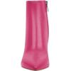 imageFSJ Women Dressy Pointed Toe Ankle Boots Chunky Block Heels Side Zipper Booties Formal Weddng Shoe Size US 415Hot Pink