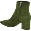 imageFSJ Women Dressy Pointed Toe Ankle Boots Chunky Block Heels Side Zipper Booties Formal Weddng Shoe Size US 415Olive