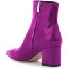 imageFSJ Women Dressy Pointed Toe Ankle Boots Chunky Block Heels Side Zipper Booties Formal Weddng Shoe Size US 415Purplepatent