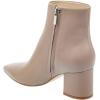imageFSJ Women Dressy Pointed Toe Ankle Boots Chunky Block Heels Side Zipper Booties Formal Weddng Shoe Size US 415Taupe