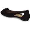 imageFSJ Women Cute Round Toe Ballet Flats Slip On Low Heels Pumps Bowknot Cutout Comfy Shoes Size 415 USBlack