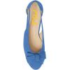 imageFSJ Women Cute Round Toe Ballet Flats Slip On Low Heels Pumps Bowknot Cutout Comfy Shoes Size 415 USBlue