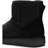 imageFSJ Womens Chic Slip On Snow Boots Round Toe Fur Lined Warm Flats Short Booties Comfy Winter Shoes Size 415 USBlack