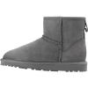 imageFSJ Womens Chic Slip On Snow Boots Round Toe Fur Lined Warm Flats Short Booties Comfy Winter Shoes Size 415 USGrey