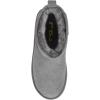 imageFSJ Womens Chic Slip On Snow Boots Round Toe Fur Lined Warm Flats Short Booties Comfy Winter Shoes Size 415 USGrey