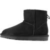 imageFSJ Womens Chic Slip On Snow Boots Round Toe Fur Lined Warm Flats Short Booties Comfy Winter Shoes Size 415 USSuede