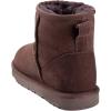 imageFSJ Womens Chic Slip On Snow Boots Round Toe Fur Lined Warm Flats Short Booties Comfy Winter Shoes Size 415 USWine