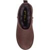 imageFSJ Womens Chic Slip On Snow Boots Round Toe Fur Lined Warm Flats Short Booties Comfy Winter Shoes Size 415 USWine