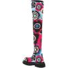 imageFSJ Women Fashion Flat Over The Knee Boots Thigh High Long Booties Stretch Platform Leather Round Closed Toe Side Zipper Fall Winter Shoes for Ladies Girls Party Club Dress Size 415 USGraffiti