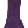 imageFSJ Women Fashion Flat Over The Knee Boots Thigh High Long Booties Stretch Platform Leather Round Closed Toe Side Zipper Fall Winter Shoes for Ladies Girls Party Club Dress Size 415 USPurple