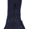 imageFSJ Women Fashion Flat Over The Knee Boots Thigh High Long Booties Stretch Platform Leather Round Closed Toe Side Zipper Fall Winter Shoes for Ladies Girls Party Club Dress Size 415 USDark Blue