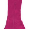 imageFSJ Women Fashion Flat Over The Knee Boots Thigh High Long Booties Stretch Platform Leather Round Closed Toe Side Zipper Fall Winter Shoes for Ladies Girls Party Club Dress Size 415 USFushcia