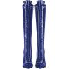 imageFSJ Women Fashion Lace up Stiletto High Heels Under the Knee Boots Pointed Toe Rhinestone Strappy Heeled Booties with Zipper Size 415 USBlue