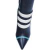 imageFSJ Women Multicolor Knee High Boots Pointed Toe Tall High Heel Long Boots Side Zipper Novel Color Matching Party Fancy Dress Shoes Size 416 USBlue