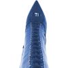 imageFSJ Women Sexy Pointed Toe Laceup Knee High Boots Stiletto High Heel Side Zipper Fashion Party Evening Nightclub Thigh High Boots Size 415 USBlue
