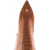 imageFSJ Women Sexy Pointed Toe Laceup Knee High Boots Stiletto High Heel Side Zipper Fashion Party Evening Nightclub Thigh High Boots Size 415 USBrown