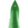 imageFSJ Women Sexy Pointed Toe Laceup Knee High Boots Stiletto High Heel Side Zipper Fashion Party Evening Nightclub Thigh High Boots Size 415 USGreen