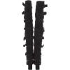 imageFSJ Women Stylish High Chunky Heel Over the Knee Boots Pointed Toe Buckled Strappy Thigh High Boots with Zipper Fashion Winter Long Boots Size 415 USBlack
