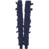 imageFSJ Women Stylish High Chunky Heel Over the Knee Boots Pointed Toe Buckled Strappy Thigh High Boots with Zipper Fashion Winter Long Boots Size 415 USBlue