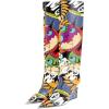 imageFSJ Women Wedge Heel Pointed Toe Thigh High Boots Comfortable Thick High Heel Trendy Ladies Dressy Knee High Boots Size 415 USCartoon