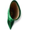 imageFSJ Women Wedge Heel Pointed Toe Thigh High Boots Comfortable Thick High Heel Trendy Ladies Dressy Knee High Boots Size 415 USGreen