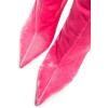 imageFSJ Women Wedge Heel Pointed Toe Thigh High Boots Comfortable Thick High Heel Trendy Ladies Dressy Knee High Boots Size 415 USPink