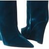 imageFSJ Women Wedge Heel Pointed Toe Thigh High Boots Comfortable Thick High Heel Trendy Ladies Dressy Knee High Boots Size 415 USTeal