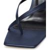 imageFSJ Women Casual Flip Flop Slide Mule Shoes Square Open Toe Thong Sandal Summer Wedge High Heel Size 415 USBlue