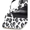 imageFSJ Women Casual Flip Flop Slide Mule Shoes Square Open Toe Thong Sandal Summer Wedge High Heel Size 415 USCow