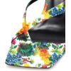 imageFSJ Women Casual Flip Flop Slide Mule Shoes Square Open Toe Thong Sandal Summer Wedge High Heel Size 415 USPlant