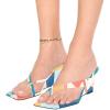 imageFSJ Women Casual Flip Flop Slide Mule Shoes Square Open Toe Thong Sandal Summer Wedge High Heel Size 415 USPrint