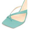 imageFSJ Women Casual Flip Flop Slide Mule Shoes Square Open Toe Thong Sandal Summer Wedge High Heel Size 415 USTurquoise